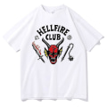 Miniatyrbilde 1 av 2: Stranger Things 4 Hellfire Club T-skjorte W Style1 S