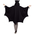 Miniatyrbillede 1 af 3: Halloween kostume kvinders flagermus Uhyggelig sort dyr Voksen cosplay vampyr lynlåskjole M