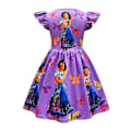 Pikkukuva 2 / 5: Lasten tyttömekot Encanto Mirabel printed lyhythihainen A-linjainen mekko 11-12Y