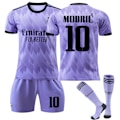 Miniatyrbillede 1 af 3: Boy'activewear nr. 9 Benzema fodboldtrøje Træningsdragt til børn #10 4-5Y