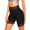 Miniatyrbilde 1 av 4: HAUFR Slip Undershorts for kvinner Stretch Mid Thigh Leggings Biker Shorts Black Large