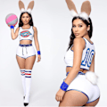 Pikkukuva 1 / 5: pace Lola Bunny Rabbit Cosplay -asu Rabbit Bunny Jam S