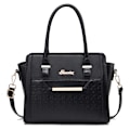 Miniatyrbillede 4 af 11: Kvinders Crossbody-tasker i læder Classic Tote Daily Portable Svart 27x13x21cm/10.63x5.12x8.27"
