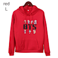 Miniatyrbilde 1 av 10: BTS Gensere Høst Gensere RØD red L