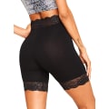 Miniatyrbilde 2 av 4: HAUFR Slip Undershorts for kvinner Stretch Mid Thigh Leggings Biker Shorts Black Large