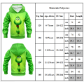 Miniatyrbilde 3 av 3: Grinch-hettegenser for gutter, jenter, julekostyme 150cm