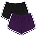 Pikkukuva 1 / 5: 2 kpl bomullssportbyxor Yoga Dans Sovbyxor Kortbyxor sommar atletiska shortsit(L)