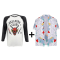 Miniatyrbild 1 av 3: stranger things kläder t-shirt barn vuxen 2st S vuxen