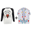 Miniatyrbillede 1 af 3: fremmede ting tøj t-shirt børn voksen 2stk 4XL vuxen
