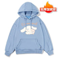 Miniatyrbild 1 av 4: Kawaii Sanrio Anime Cinnamoroll Cartoon Barn Hoodie Tröja Barn Långärmad Pullover Toppar Baby Flicka Pojke Kläder Jacka Cinnamoroll Cinnamoroll 150