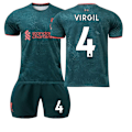 Miniatyrbillede 1 af 2: 22 Liverpool trøje 2 Ude NR. 9 Firmino skjorte 16（90100cm)