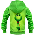 Miniatyrbilde 2 av 3: Grinch-hettegenser for gutter, jenter, julekostyme 140cm