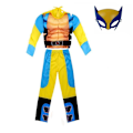 Miniatyrbillede 7 af 11: Wolverine Deluxe børnekostume multicolor 128