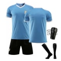 Miniatyrbild 1 av 2: 2022 Ny fotbollströja för barn 9# L.suarez 21# E.cavani Modeshorts Fotbollströjor Kostym Skyddsstrumpor/ set B Bule 22