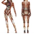 Bodysuit för kvinnor Cosplay Festkostymer L