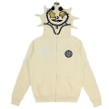 Miniatyrbilde 2 av 2: Gothic Punk Sweatshirt Streetwear Print Langermet yttertøy Uformell glidelåsjakke Hettegensere Y2k Skull Unisex cardigan E L