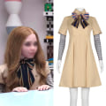 Pikkukuva 1 / 5: M3gan puku Halloween-asu pikkutytöille 130