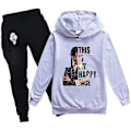 Miniatyrbillede 1 af 2: Wednesday Family Hoodie Kids Unisex Pack Addams Sweatshirt Clothing V1 grey 130cm
