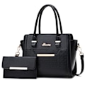 Miniatyrbillede 1 af 11: Kvinders Crossbody-tasker i læder Classic Tote Daily Portable Svart 27x13x21cm/10.63x5.12x8.27"