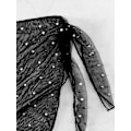 Pikkukuva 4 / 4: HAUFR naisten läpinäkyvä rantauimahousu Cover Up Wrap minihame Black Pearl One Size