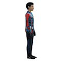 Pikkukuva 4 / 5: Guardians Of The Galaxy 3 Starlord Peter Quill Halloween Cos -lavaasu 140cm