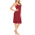 Pikkukuva 4 / 4: Naisten pitsiset alusvaatteet Babydoll-yöpaita Red wine S