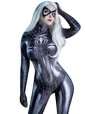 Spiderman Cosplay kostume til kvinder Halloween påske black M