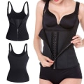 Miniatyrbilde 1 av 6: Midjetränare Shapewear Topp midjetrener Smal Midja svart XXL black xxl