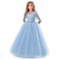 Miniatyrbilde 1 av 5: Prinsesse kjole blå elegant blue 152