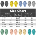 Pikkukuva 10 / 10: Hai Tossut Kylpytossut EVA Hain Tohvelit Lapset Naiset Miehet Pehmeät Floppy Tossut Sandaalit Verkkotossut Light Green 27-27.5cm