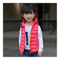 Miniatyrbillede 3 af 4: Børne tynd lys vest Casual varm dunfrakke black 120cm