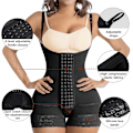 Miniatyrbilde 1 av 4: Lequeen Flat Mage Slire Truser Colombianske Reduktive Girdles Midjetrener Magekontroll Fajas Slankende Undertøy Faja