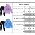 Miniatyrbilde 3 av 3: Gutter Jenter Rainbow Friends Roblox Hettegensere Treningsdresser Topper+ Bukser purple 130cm