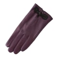 Miniatyrbilde 1 av 2: Eastern Counties Skinn Dame/Dame Kontrast Sløyfe Skinn Glo Purple/Black M