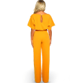 Miniatyrbild 2 av 5: Dam Jumpsuit Romper Beach Vacation Body Raka ben Yellow S