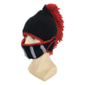 Miniatyrbild 5 av 5: Rolig riddarmössa med skägg Beanie Handstickad tjock bläckfiskmössa Halloween Cosplay Skidåkning