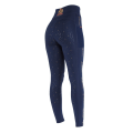 Miniatyrbillede 2 af 3: Aubrion børne-/børnhold vinterridetights 9-10 Ja V Navy Blue 9-10 Years