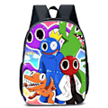 Pikkukuva 2 / 5: Rainbow Friends -reppu isokokoinen reppulaukku koululaukut lapsille tytölle pojalle C