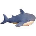 Miniatyrbild 2 av 3: Shark Kudde Shark Doll Plyschleksak Tecknad Big Shark grey 150CM