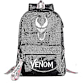 Pikkukuva 1 / 5: USB -reppu teini-ikäisille opiskelijoille Venom printed nauhalla (2-125) black