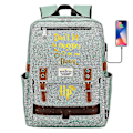 Miniatyrbild 1 av 5: Harry Potter Bronzing Ryggsäck Multi-purpose Travel Tonåring Student Skol Ryggsäck Skolväska color-2