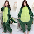 Miniatyrbild 8 av 8: Fancy Cosplay kostym Onesie Pyjamas Vuxen nattkläder Dinosaurie L XL