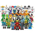 Set 32. Minifigurer Wu Masterin kanssa byggklossar Leksaker