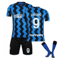 Pikkukuva 1 / 2: 2021 Inter Milanin pääpaidan jalkapallopaita Lukaku No.9 S(165-170)