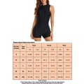 Miniatyrbilde 5 av 5: Badedrakt for kvinner med lang ermet Rash Guard Wetsuit,S
