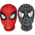 Pikkukuva 2 / 2: Spiderman Mask -asu Cosplay Balaclava Hood aikuiset lapset Red