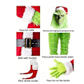 Miniatyrbilde 3 av 3: Julegrønt monsterkostyme - 7 julenissekostyme Deluxe F L and XL