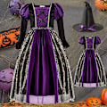 Pikkukuva 2 / 5: Halloween lasten noitahame Cos-asu 100CM