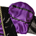 Miniatyrbillede 5 af 8: Halloween Cosplay Fest Kostume Heks Magisk Kjole Med Hat 120cm 110cm