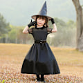 Pikkukuva 1 / 5: Halloween cosplay musta mesh noita cosplay vanhempi-lapsi merkki